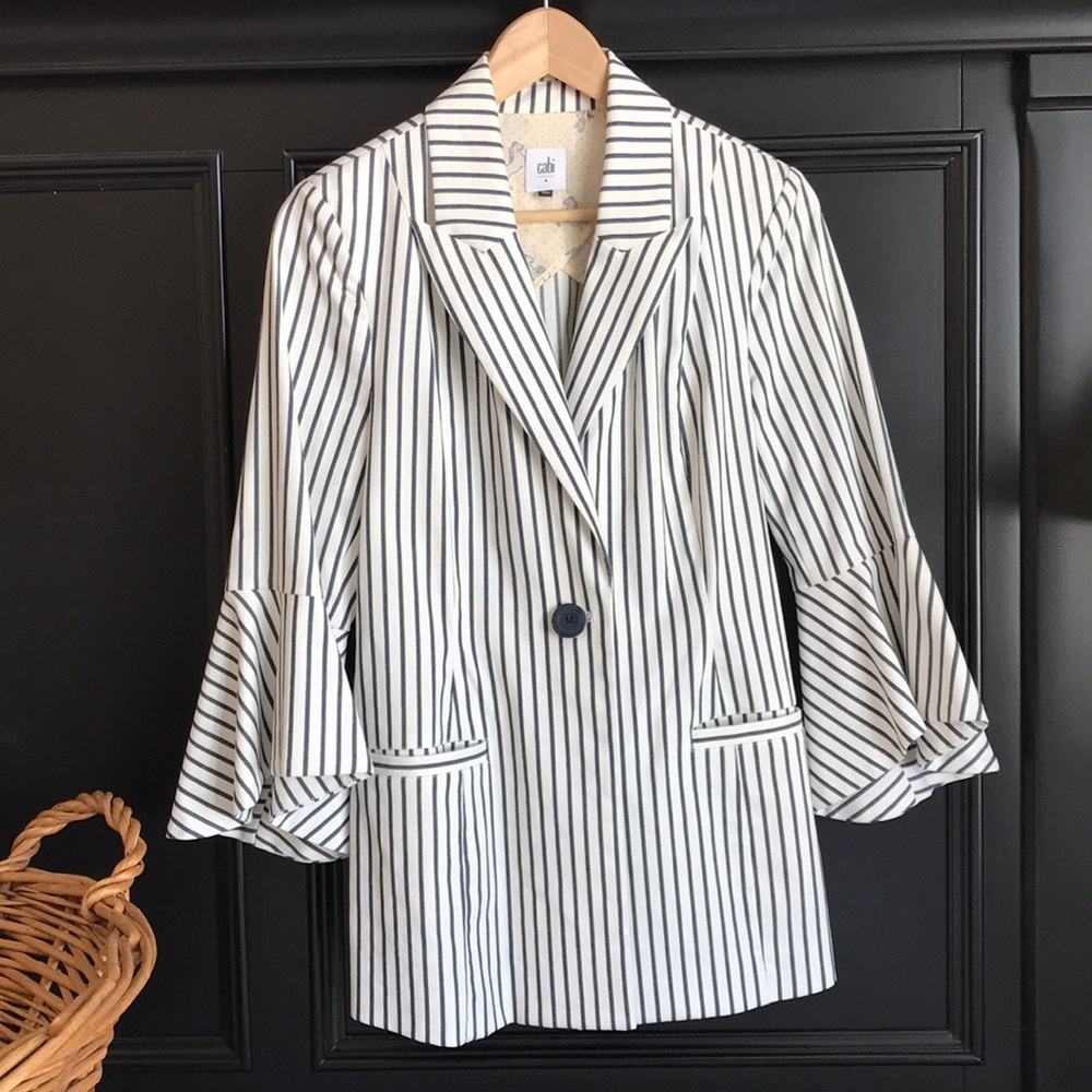 CAbi Bell Sleeve Blazer